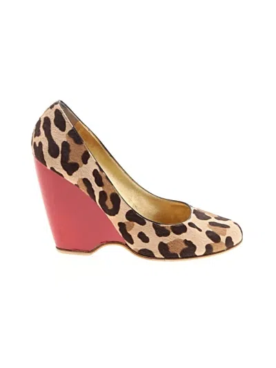 Pre-owned Giuseppe Zanotti Wedges In Pink