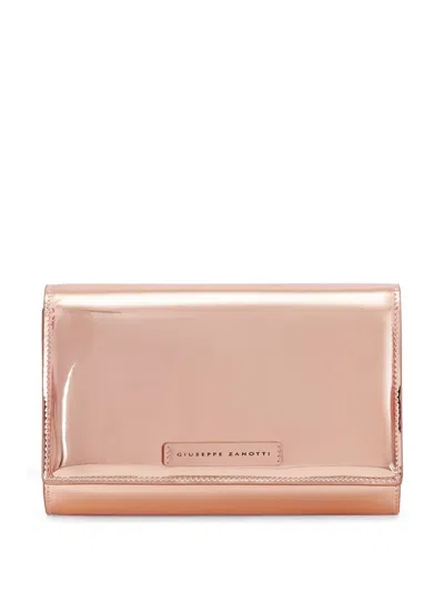 Giuseppe Zanotti Wendy Detachable Strap Clutch Bag In Gold