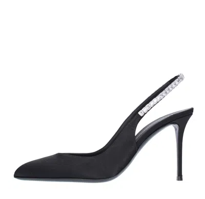 Giuseppe Zanotti With Heel Black In Nero Neri E Grigi