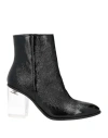 Giuseppe Zanotti Woman Ankle Boots Black Size 11 Soft Leather In Black