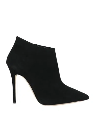 Giuseppe Zanotti Woman Ankle Boots Black Size 8 Leather