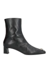 Giuseppe Zanotti Woman Ankle Boots Black Size 9 Leather In Black