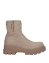 Giuseppe Zanotti Woman Ankle Boots Dove Grey Size 9 Textile Fibers