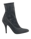 Giuseppe Zanotti Woman Ankle Boots Steel Grey Size 6.5 Textile Fibers