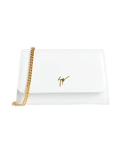 Giuseppe Zanotti Woman Cross-body Bag White Size - Leather