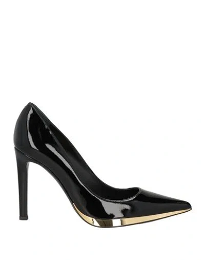 Giuseppe Zanotti Woman Pumps Black Size 8 Textile Fibers