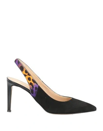 Giuseppe Zanotti Woman Pumps Black Size 8 Leather