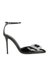 Giuseppe Zanotti Woman Pumps Black Size 8 Synthetisches Material In Black