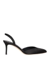 Giuseppe Zanotti Woman Pumps Black Size 8 Textile Fibers In Black
