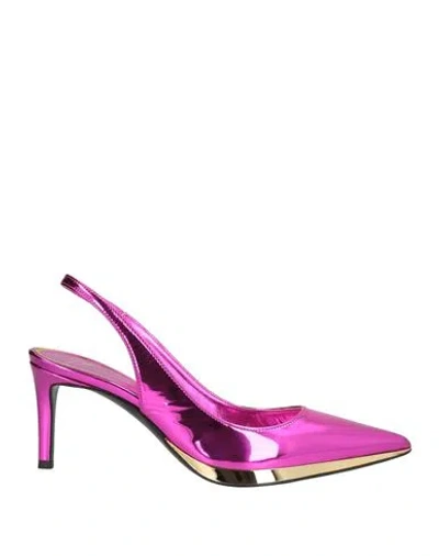 Giuseppe Zanotti Woman Pumps Fuchsia Size 7 Synthetisches Material In Pink