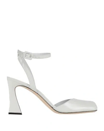 Giuseppe Zanotti Woman Pumps Ivory Size 8 Leather In Multi