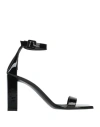 Giuseppe Zanotti Woman Sandals Black Size 7 Textile Fibers In Black