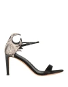 Giuseppe Zanotti Nyco 85mm Snakeskin-effect Sandals In Black