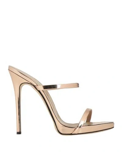 Giuseppe Zanotti Darsey High Heel Sandals In Rose Gold