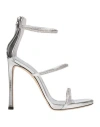 Giuseppe Zanotti Flat Sandals  Woman Color Silver In Silver