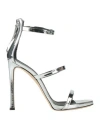 Giuseppe Zanotti Stiletto Sandals In Silver