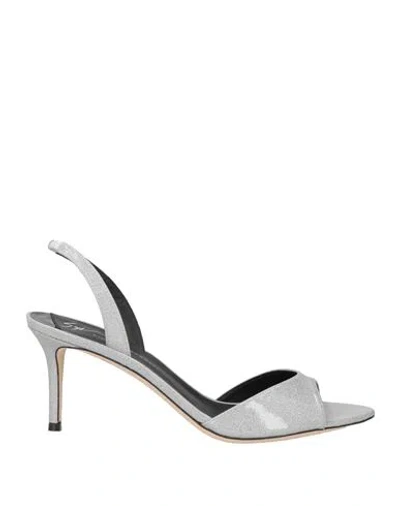 Giuseppe Zanotti Lilibeth 70mm Leather Sandals In Silver