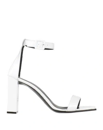 Giuseppe Zanotti Woman Sandals White Size 6 Textile Fibers