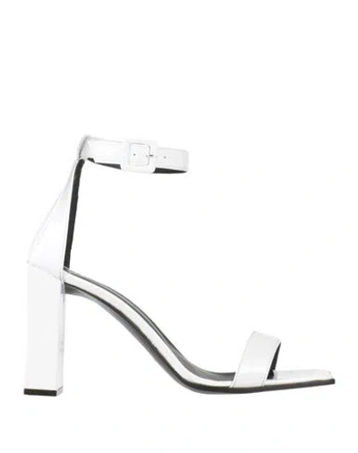 Giuseppe Zanotti Woman Sandals White Size 6 Textile Fibers In White