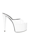 Giuseppe Zanotti Woman Sandals White Size 8 Textile Fibers