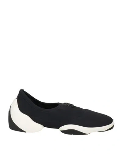Giuseppe Zanotti Woman Sneakers Black Size 7.5 Textile Fibers