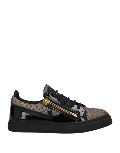 Giuseppe Zanotti Sneakers In Gold