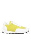 Giuseppe Zanotti Jimi Crocodile-effect Leather Sneakers In Yellow