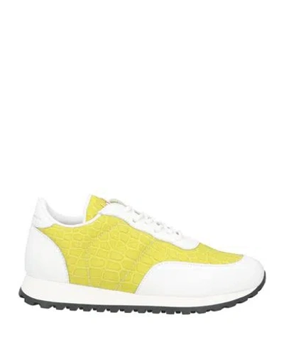 GIUSEPPE ZANOTTI GIUSEPPE ZANOTTI WOMAN SNEAKERS LIME GREEN SIZE 7 SOFT LEATHER