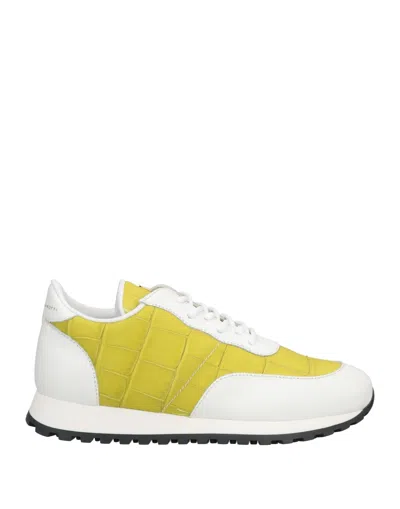 GIUSEPPE ZANOTTI GIUSEPPE ZANOTTI WOMAN SNEAKERS LIME GREEN SIZE 8 SOFT LEATHER
