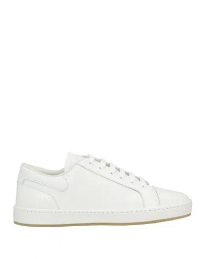 Giuseppe Zanotti Woman Sneakers White Size 8 Leather