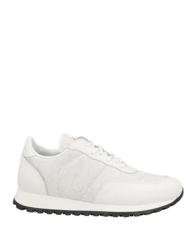 Giuseppe Zanotti Woman Sneakers White Size 12 Soft Leather