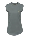 Giuseppe Zanotti Woman Tank Top Lead Size Xl Cotton In Grey