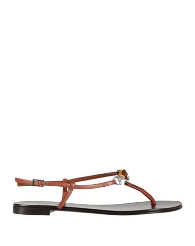 Giuseppe Zanotti Crystal-embellished Suede Sandals In Brown