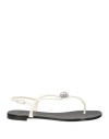Giuseppe Zanotti Crystal-embellished Mirrored-leather Sandals In White