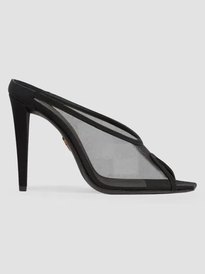 Giuseppe Zanotti Women's Brivido 105mm Mesh Mules In Black