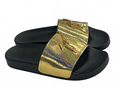 Giuseppe Zanotti Women's Newburel Stilgar Slides In Gold In Multi