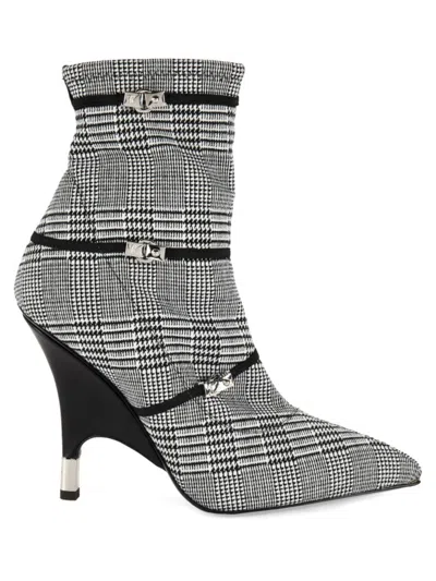 Giuseppe Zanotti Ankle Boot In White Black