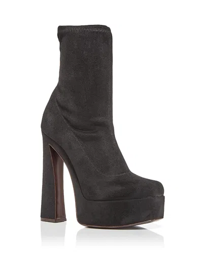 Giuseppe Zanotti Women's Stretch High Heel Platform Booties In Nero