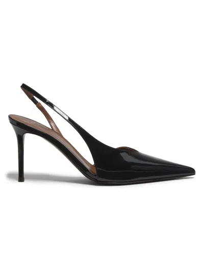 Giuseppe Zanotti Women's Vernice Vague 85mm Patent Leather Slingback Pumps In Black