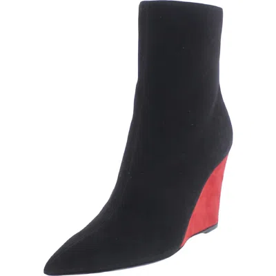 Giuseppe Zanotti Womens Leather Ankle Wedge Boots In Multi