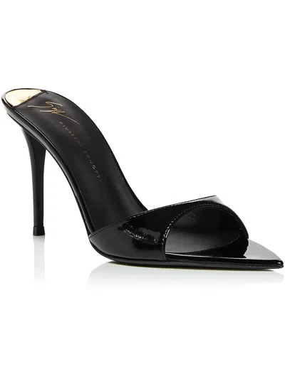 Giuseppe Zanotti Womens Leather Heels In Black