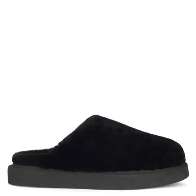 Giuseppe Zanotti Wynter Rubber-sole Slippers In Black