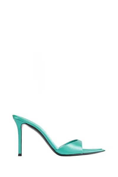 Giuseppe Zanotti X Antonioli Intriigo Mules In Green