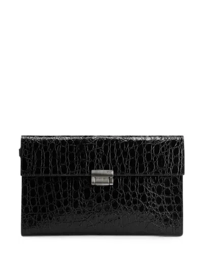 Giuseppe Zanotti Yannis Clutch Bag In Black