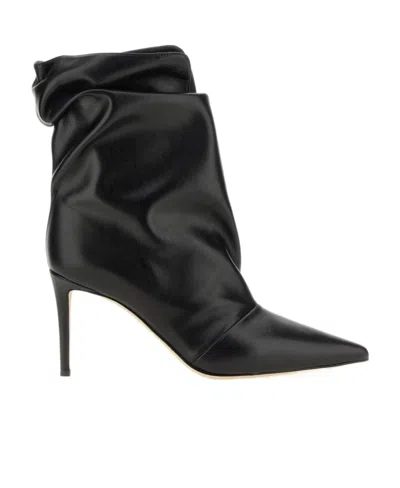 Giuseppe Zanotti Yunah Leather Boots In Black
