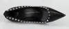 Giuseppe Zanotti Yvette Varenne Leather Spiked Heels 8 Us 38 Eu In Black