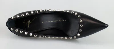 Giuseppe Zanotti Yvette Varenne Leather Spiked Heels 8 Us 38 Eu In Black