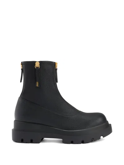 Giuseppe Zanotti Zip Avice Boots In Black
