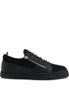 Giuseppe Zanotti Zip-detail Glitter Low-top Sneakers