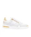 Giuseppe Zanotti Round-toe Low-top Casual Shoes In White